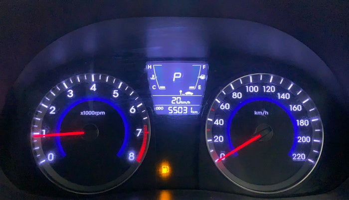 2014 Hyundai Verna FLUIDIC 1.6 VTVT SX AT, Petrol, Automatic, 55,030 km, Odometer Image