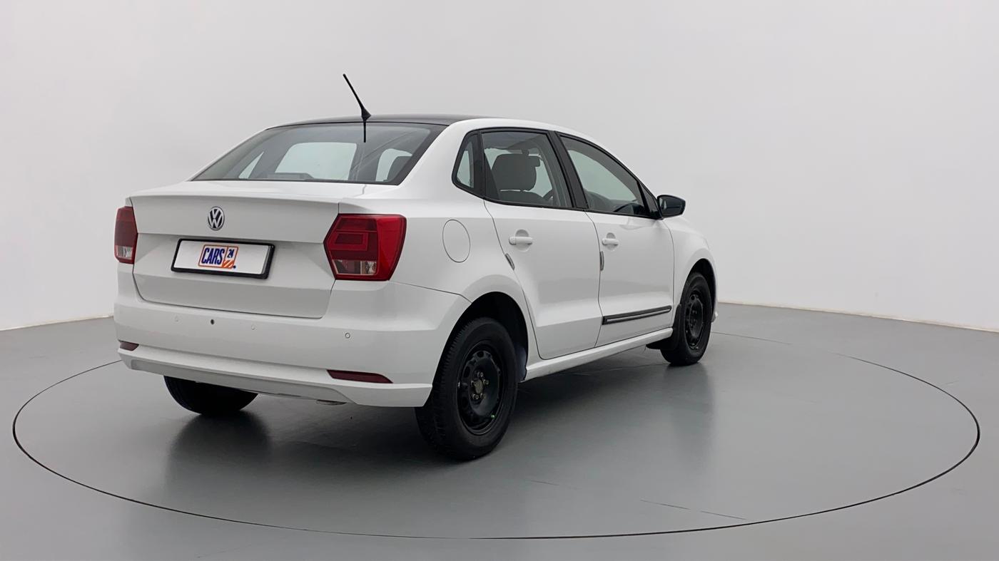 2019 Volkswagen Ameo Trendline 1.0, Petrol, Manual, 77,643 km, Right Back Diagonal