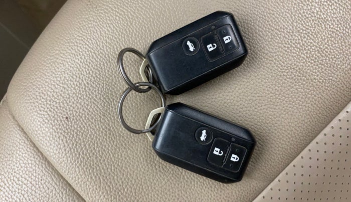 2018 Maruti Dzire ZXI PLUS AMT, Petrol, Automatic, 53,766 km, Key Close Up