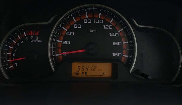 2017 Maruti Alto K10 VXI (O), Petrol, Manual, 55,404 km, Odometer Image