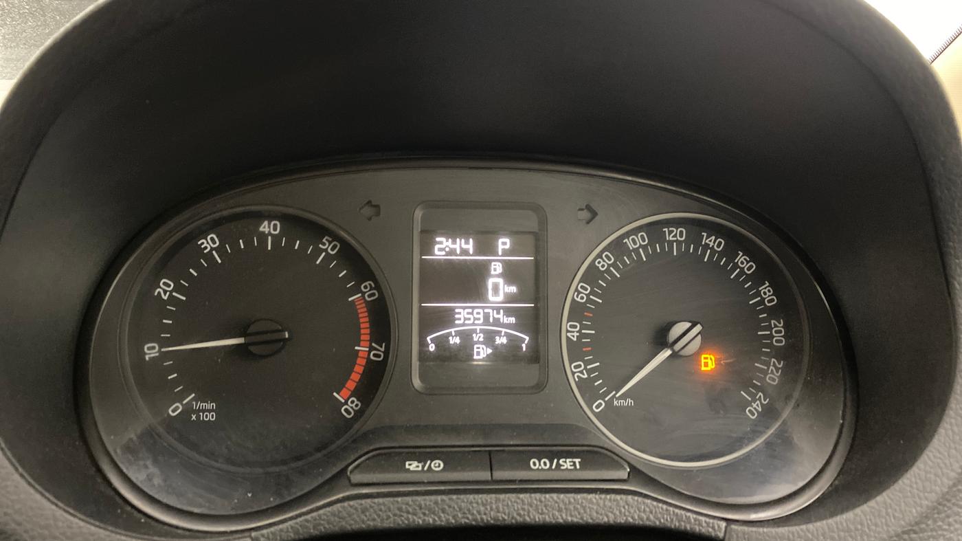 2021 Skoda Rapid AMBITION AT TSI, Petrol, Automatic, 35,973 km, Odometer Image