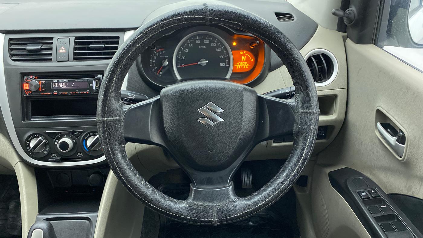 2015 Maruti Celerio VXI AGS, Petrol, Automatic, 48,045 km, Steering Wheel Close Up