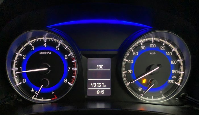 2018 Maruti Baleno DELTA PETROL 1.2, Petrol, Manual, 43,757 km, Odometer Image