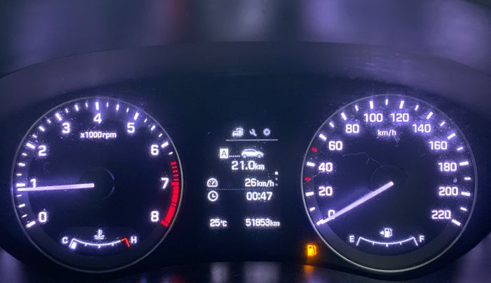 2016 Hyundai Elite i20 ASTA 1.2 (O), Petrol, Manual, 51,903 km, Odometer Image