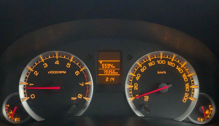 2015 Maruti Swift VXI, Petrol, Manual, 79,356 km, Odometer Image