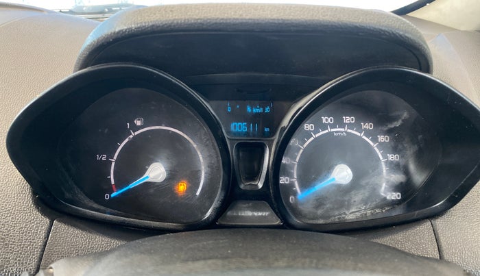 2016 Ford Ecosport AMBIENTE 1.5L PETROL, Petrol, Manual, 1,00,605 km, Odometer Image