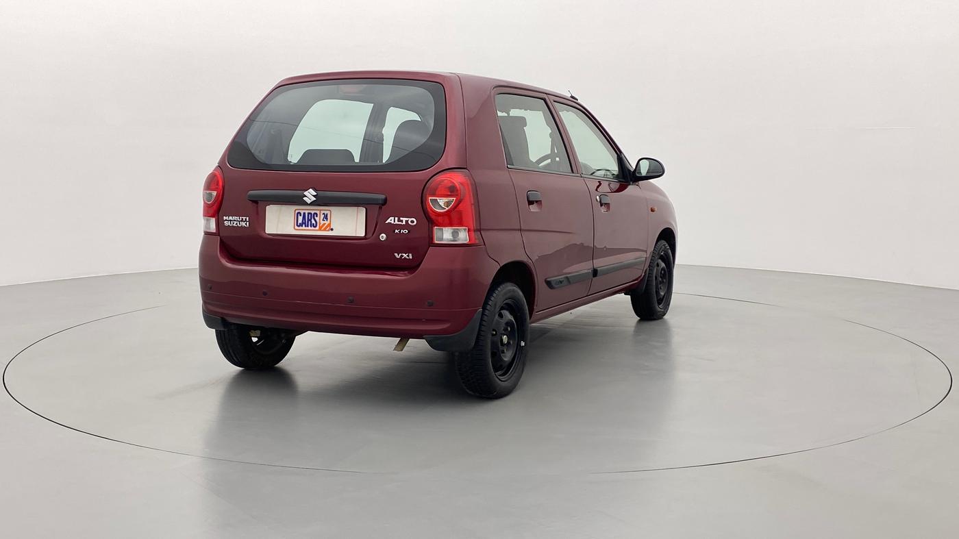 2012 Maruti Alto K10 VXI P, Petrol, Manual, 55,744 km, Right Back Diagonal