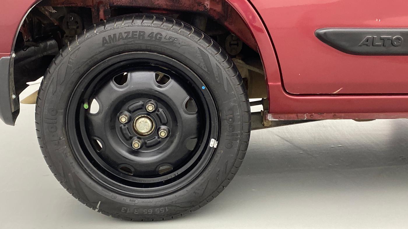 2012 Maruti Alto K10 VXI P, Petrol, Manual, 55,744 km, Right Rear Wheel