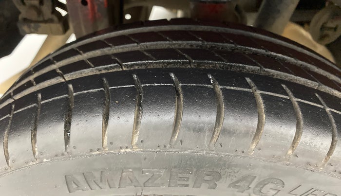 2012 Maruti Alto K10 VXI P, Petrol, Manual, 55,744 km, Right Rear Tyre Tread