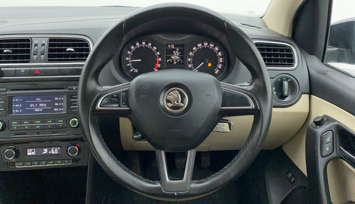 2018 Skoda Rapid AMBITION 1.5 TDI, Diesel, Manual, 48,296 km, Steering Wheel Close Up