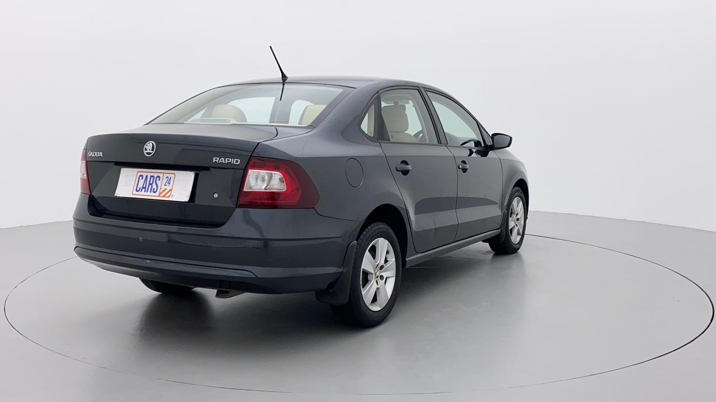 2018 Skoda Rapid AMBITION 1.5 TDI, Diesel, Manual, 48,296 km, Right Back Diagonal