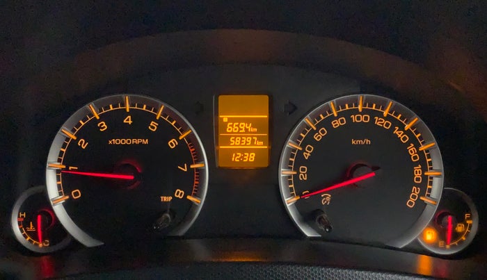 2017 Maruti Swift VXI D, Petrol, Manual, 58,704 km, Odometer View