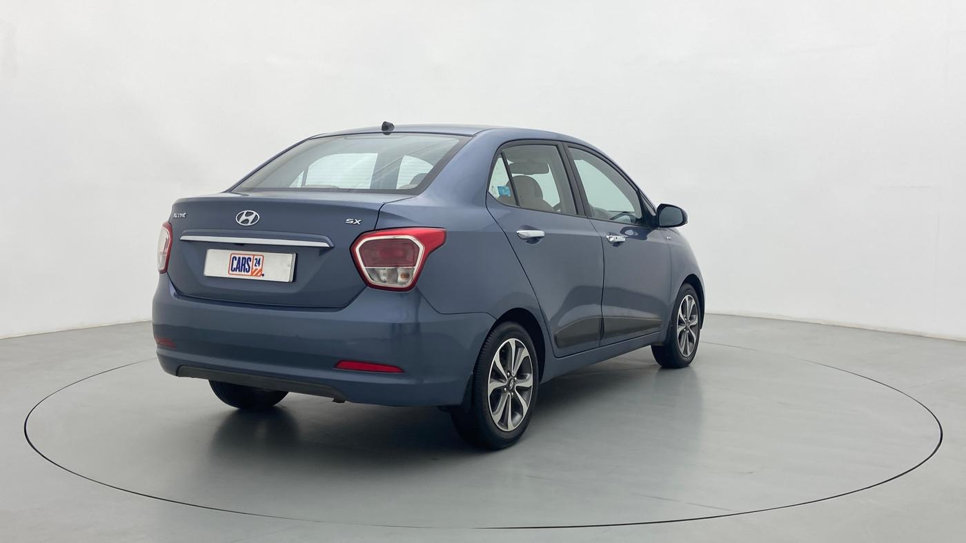 2014 Hyundai Xcent SX 1.2 OPT, Petrol, Manual, 63,875 km, Right Back Diagonal