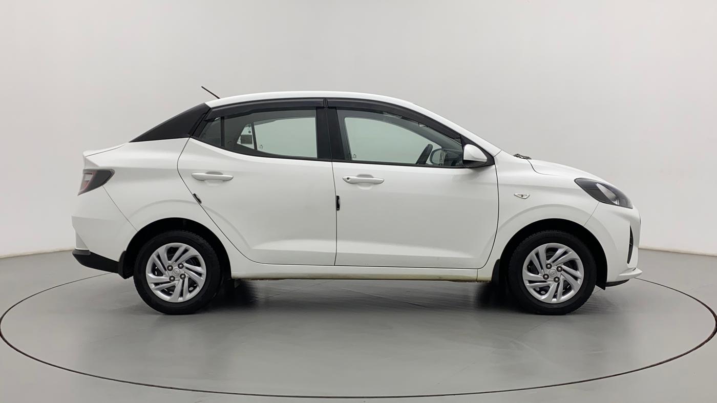 2021 Hyundai AURA S 1.2 CNG, CNG, Manual, 37,155 km, Right Side View