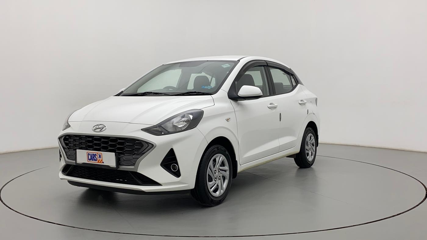 2021 Hyundai AURA S 1.2 CNG, CNG, Manual, 37,155 km, Left Front Diagonal