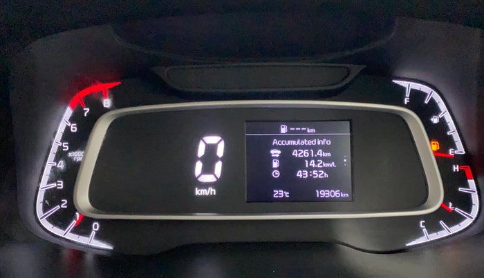 2022 KIA SONET HTK PLUS 1.2, Petrol, Manual, 19,306 km, Odometer Image