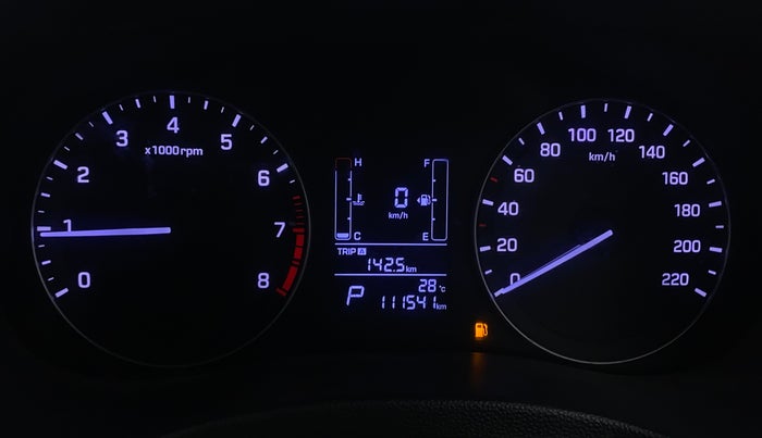 2017 Hyundai Creta SX PLUS AT 1.6 PETROL, Petrol, Automatic, 1,11,538 km, Odometer Image