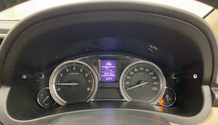 2017 Maruti Ciaz ALPHA 1.4 PETROL, Petrol, Manual, 54,264 km, Odometer Image
