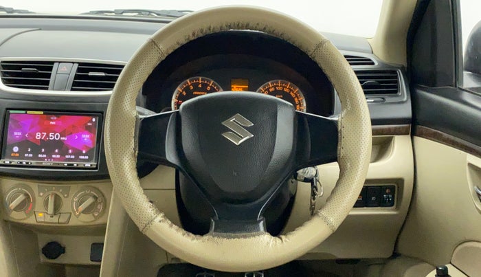 2015 Maruti Swift Dzire VXI, Petrol, Manual, 89,917 km, Steering Wheel Close Up