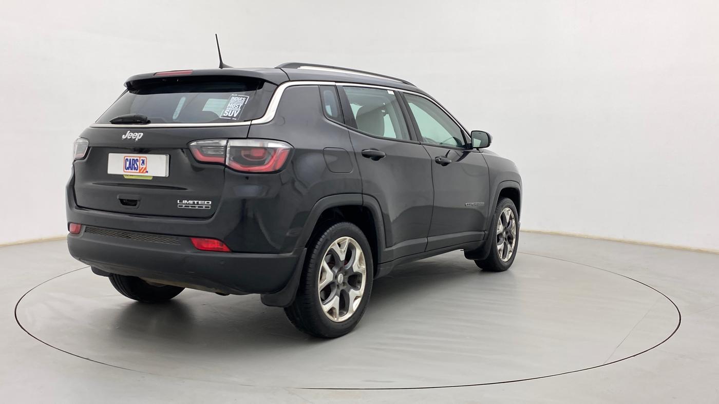 2018 Jeep Compass LIMITED PLUS PETROL AT, Petrol, Automatic, 60,466 km, Right Back Diagonal