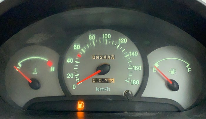2011 Hyundai Santro Xing GL PLUS, CNG, Manual, 82,841 km, Odometer Image