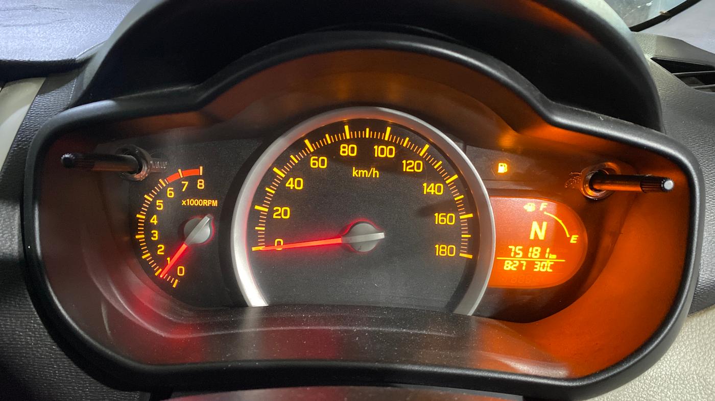 2014 Maruti Celerio VXI AMT, Petrol, Automatic, 75,252 km, Odometer Image