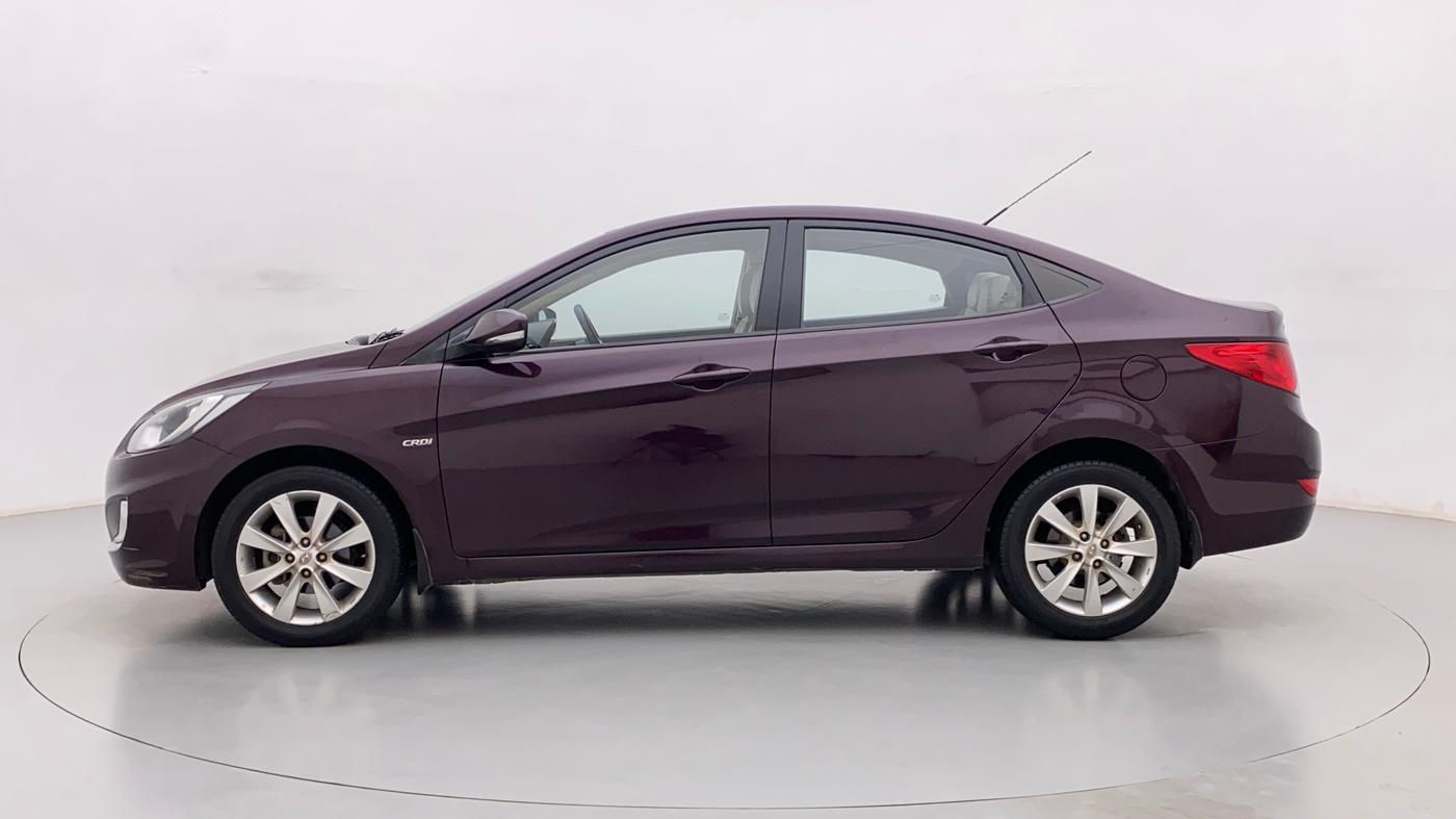 2013 Hyundai Verna FLUIDIC 1.6 CRDI SX, Diesel, Manual, 80,192 km, Left Side