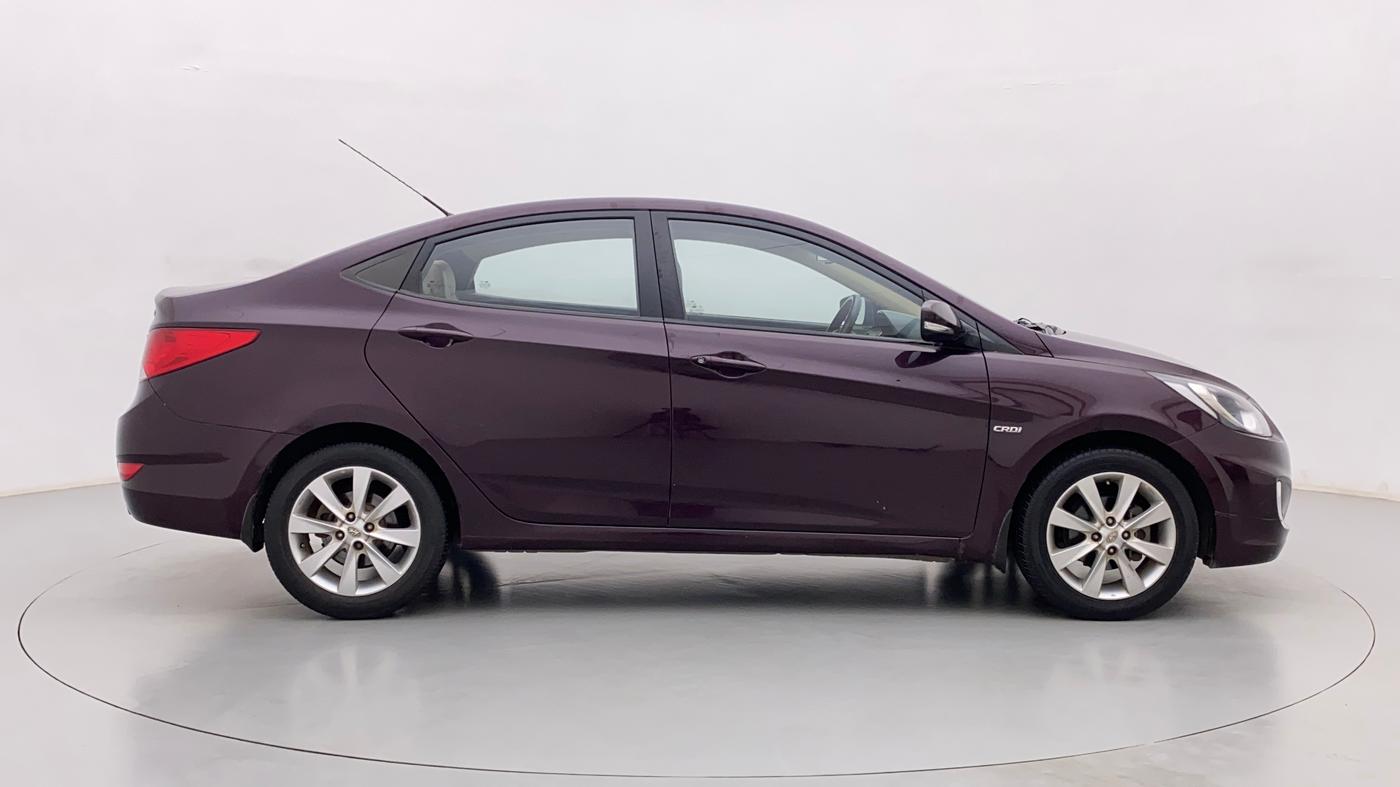 2013 Hyundai Verna FLUIDIC 1.6 CRDI SX, Diesel, Manual, 80,192 km, Right Side View