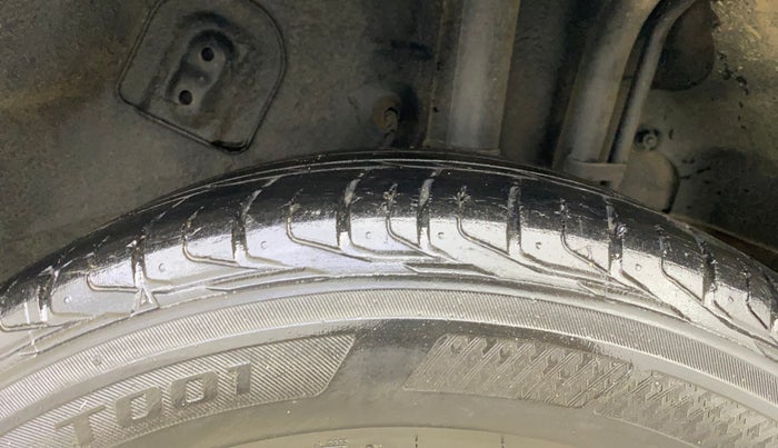 2020 Tata NEXON XMA SUNROOF DIESEL, Diesel, Automatic, 77,055 km, Left Rear Tyre Tread