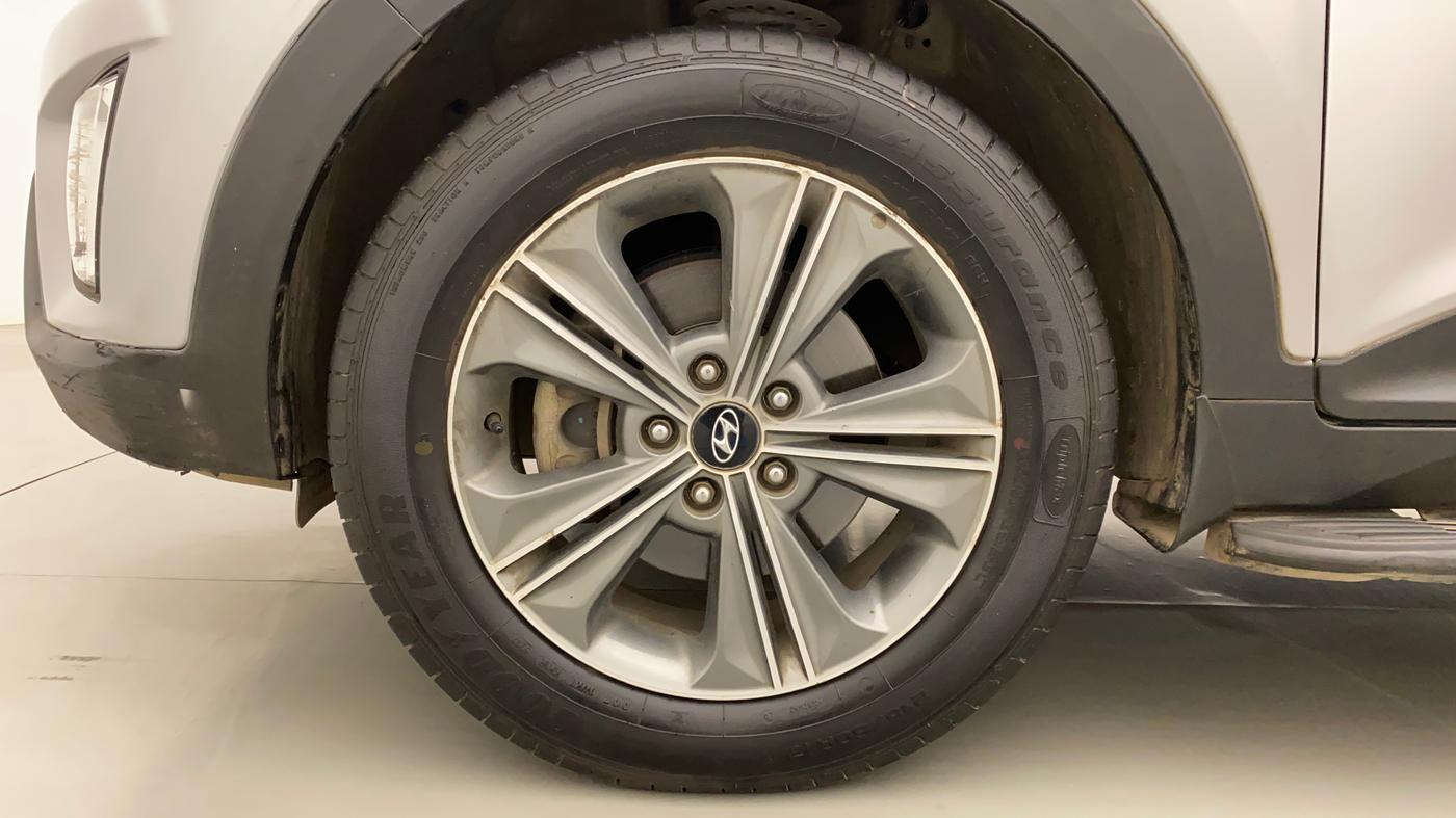 2018 Hyundai Creta SX PLUS AT 1.6 PETROL, Petrol, Automatic, 60,599 km, Left Front Wheel