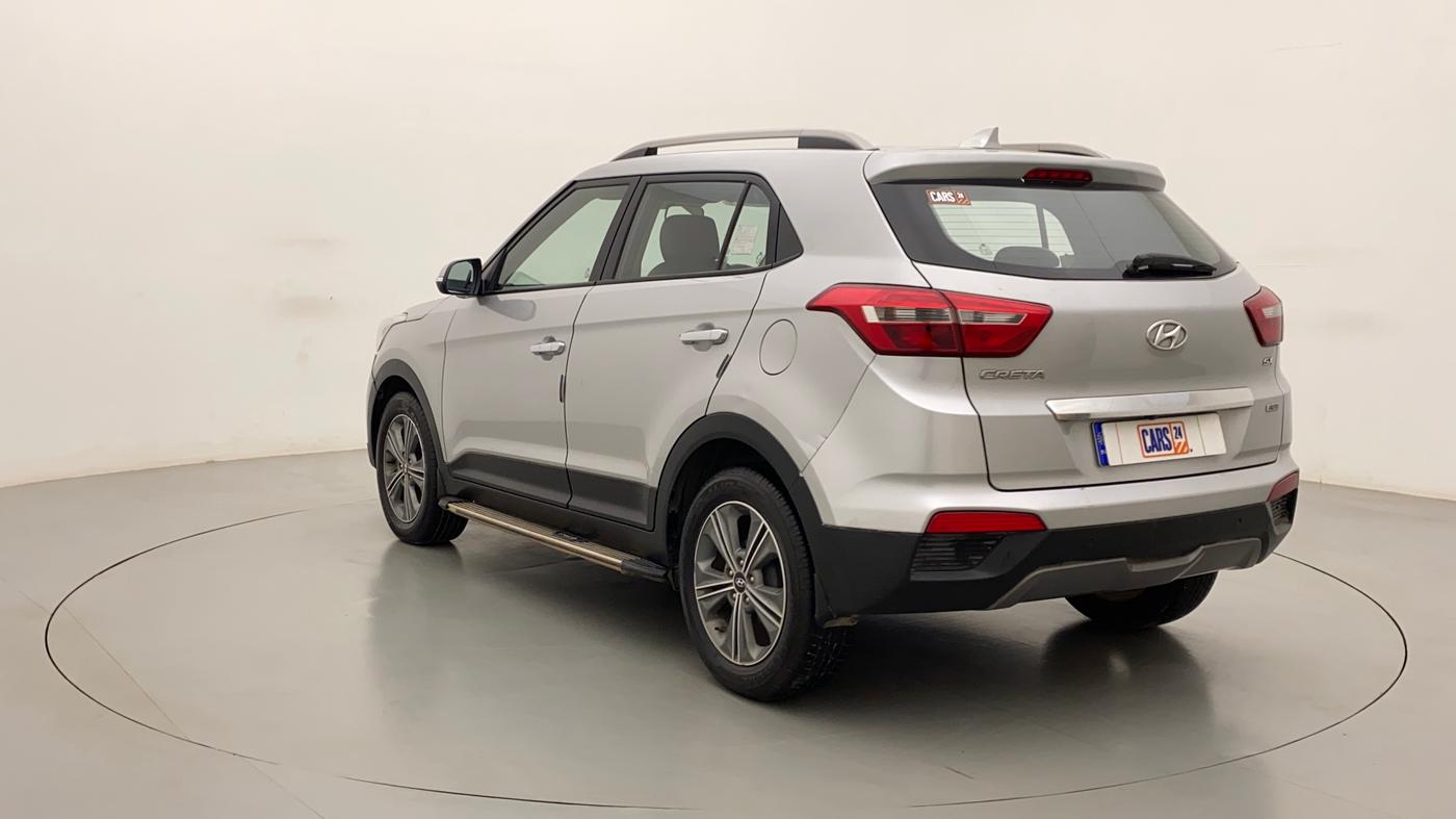2018 Hyundai Creta SX PLUS AT 1.6 PETROL, Petrol, Automatic, 60,599 km, Left Back Diagonal