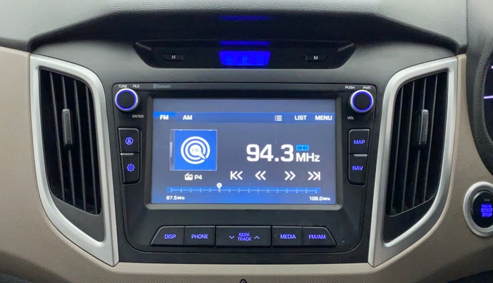 2018 Hyundai Creta SX PLUS AT 1.6 PETROL, Petrol, Automatic, 60,599 km, Infotainment System