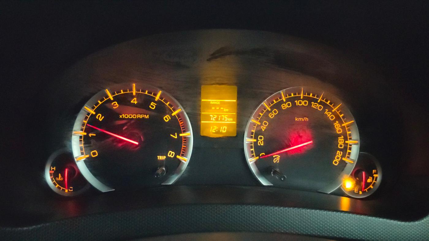 2013 Maruti Swift VXI, Petrol, Manual, 72,244 km, Odometer Image