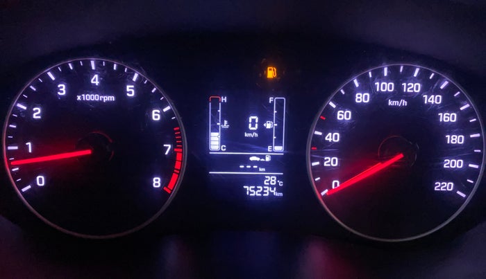 2019 Hyundai Elite i20 MAGNA PLUS 1.2, Petrol, Manual, 75,227 km, Odometer Image