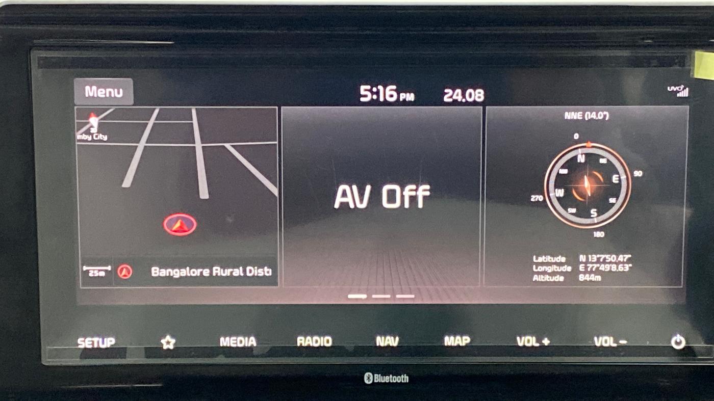2020 KIA SELTOS HTX 1.5 PETROL MT, Petrol, Manual, 16,739 km, Infotainment System
