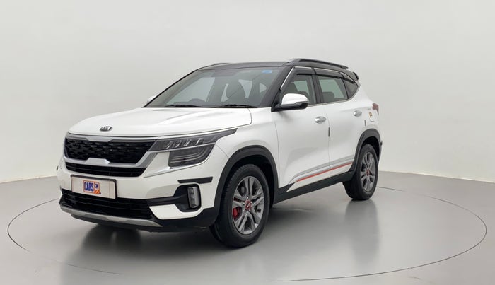 2020 KIA SELTOS HTX 1.5 PETROL MT, Petrol, Manual, 16,739 km, Left Front Diagonal