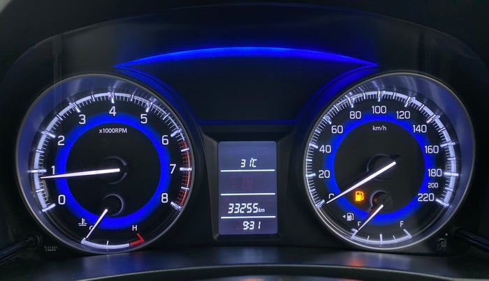 2018 Maruti Baleno DELTA 1.2 K12, Petrol, Manual, 33,271 km, Odometer Image