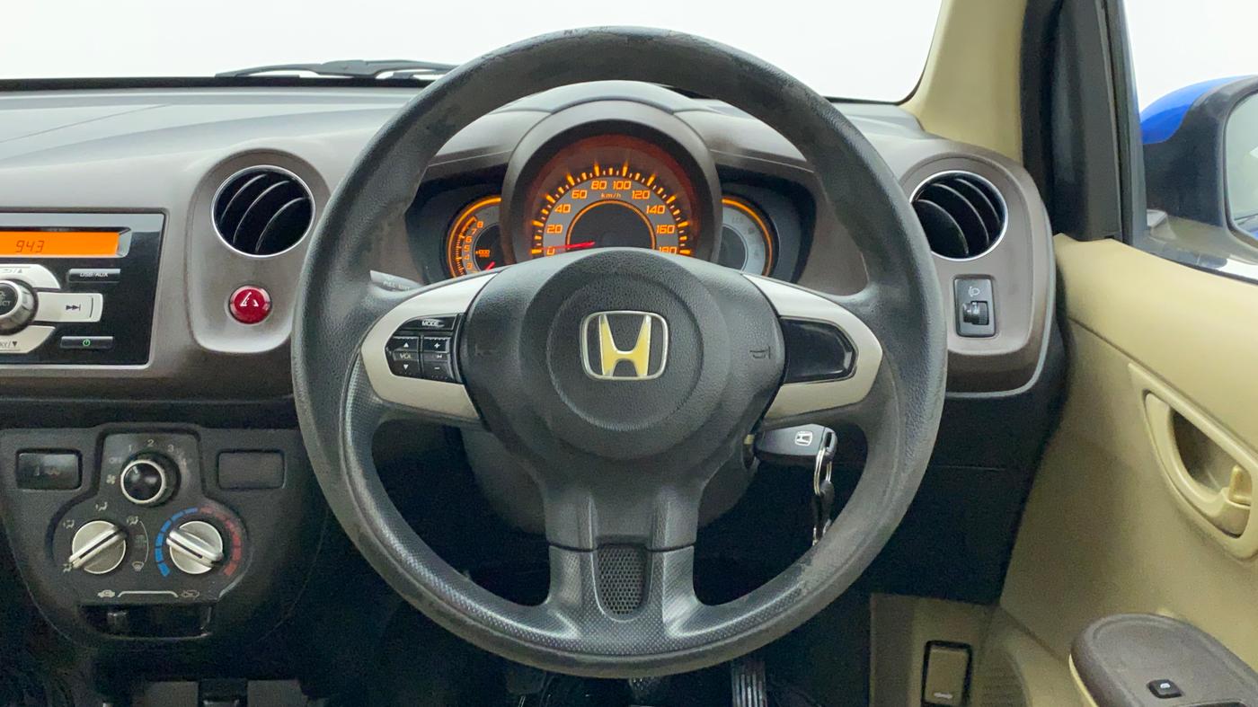 2012 Honda Brio 1.2 S MT I VTEC, Petrol, Manual, 95,848 km, Steering Wheel Close Up