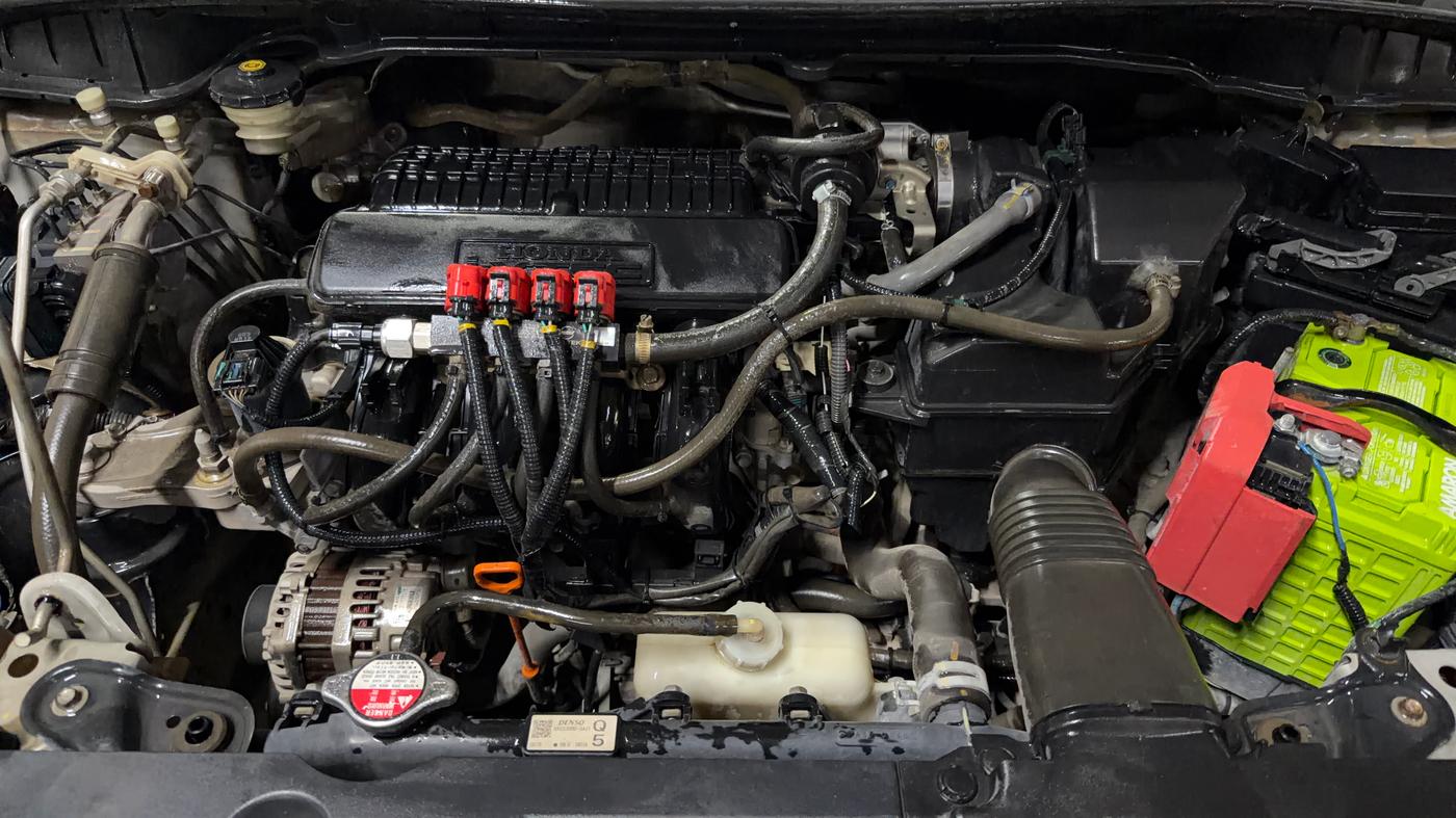 2017 Honda City 1.5L I-VTEC ZX CVT, CNG, Automatic, 95,549 km, Engine View