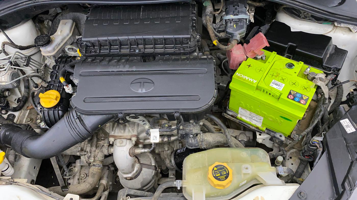 2024 Tata TIGOR XZ PLUS PETROL, Petrol, Manual, 37,220 km, Engine View - Left
