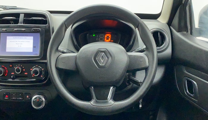 2018 Renault Kwid RXT 1.0 EASY-R AT OPTION, Petrol, Automatic, 30,181 km, Steering Wheel Close Up