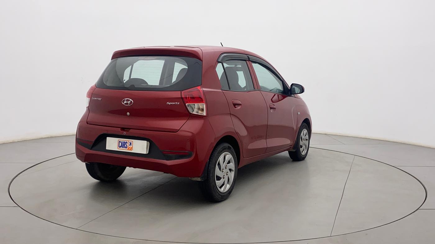 2019 Hyundai NEW SANTRO SPORTZ AMT, Petrol, Automatic, 14,502 km, Right Back Diagonal