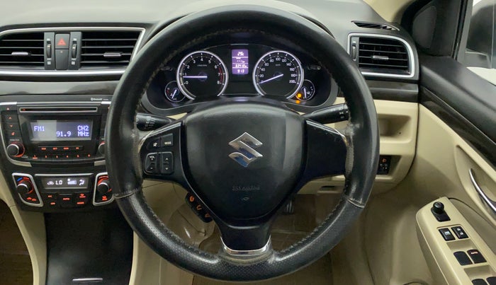 2014 Maruti Ciaz ZXI, Petrol, Manual, 63,412 km, Steering Wheel Close Up