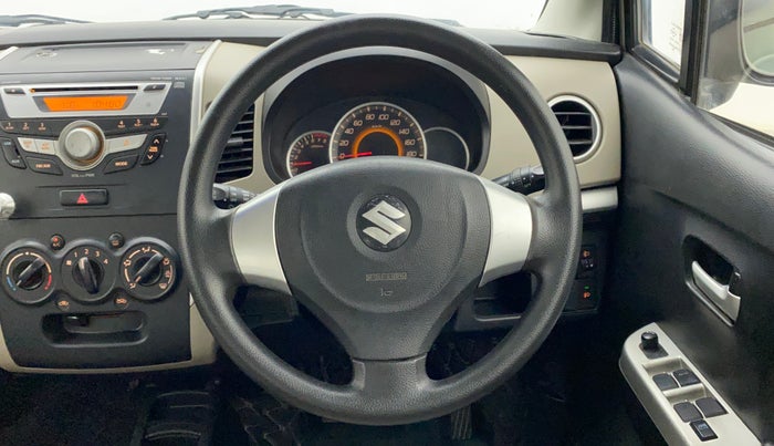 2016 Maruti Wagon R 1.0 VXI, Petrol, Manual, 67,756 km, Steering Wheel Close Up