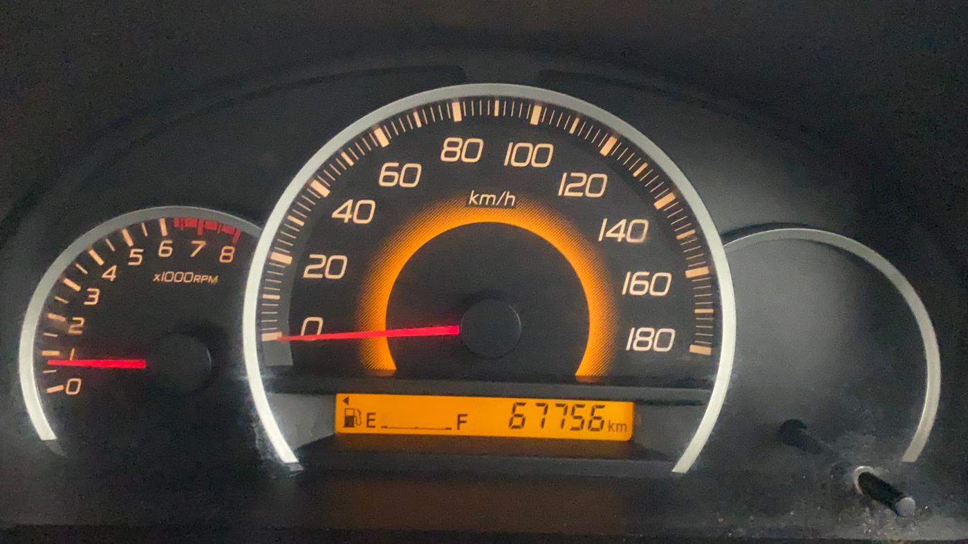 2016 Maruti Wagon R 1.0 VXI, Petrol, Manual, 67,756 km, Odometer Image