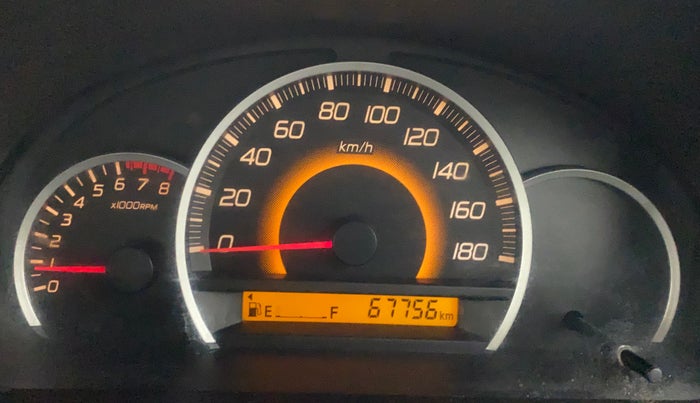 2016 Maruti Wagon R 1.0 VXI, Petrol, Manual, 67,756 km, Odometer Image