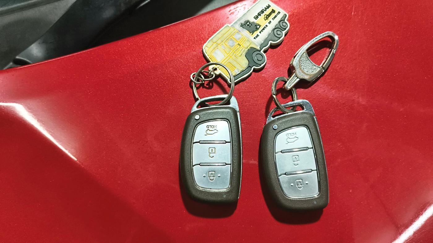 2019 Hyundai Elite i20 ASTA (O) CVT, Petrol, Automatic, 95,224 km, Key Close Up
