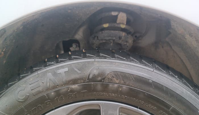 2022 Hyundai GRAND I10 NIOS SPORTZ AMT 1.2 KAPPA VTVT, Petrol, Automatic, 21,179 km, Left Front Tyre Tread