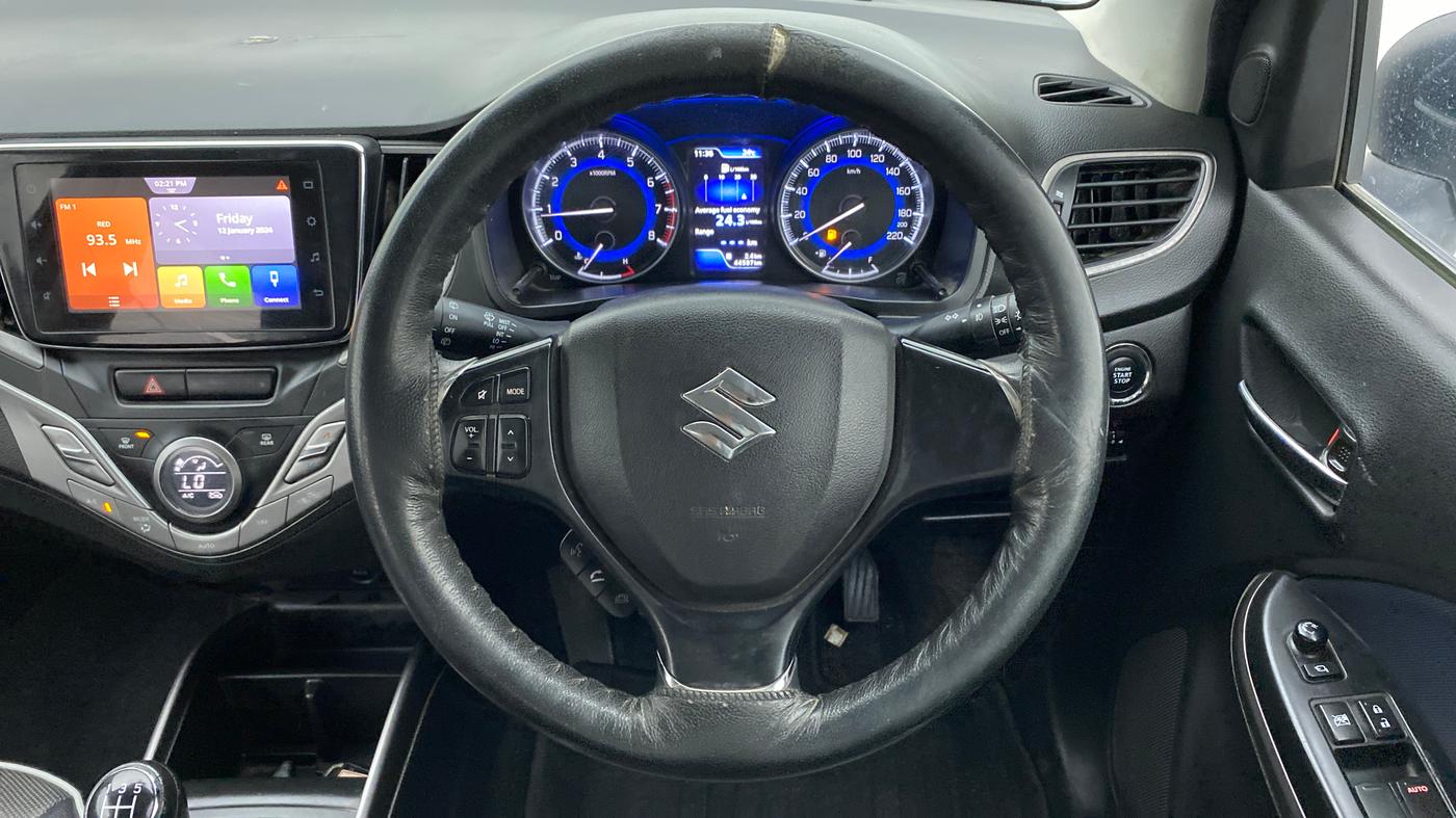 2019 Maruti Baleno ZETA PETROL 1.2, Petrol, Manual, 44,731 km, Steering Wheel Close Up