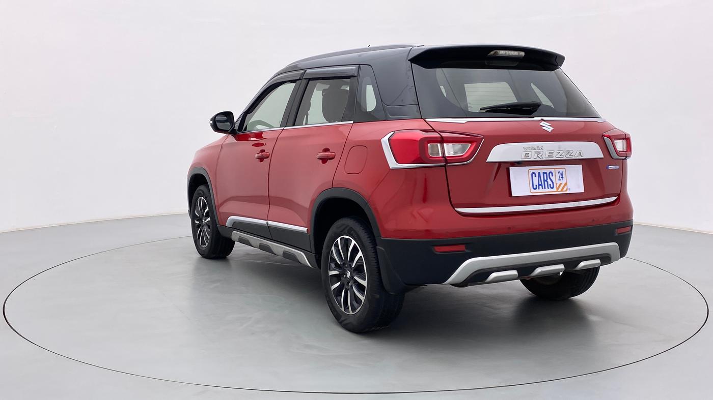 2020 Maruti Vitara Brezza ZXI+ AT SHVS DUAL TONE, Petrol, Automatic, 21,084 km, Left Back Diagonal